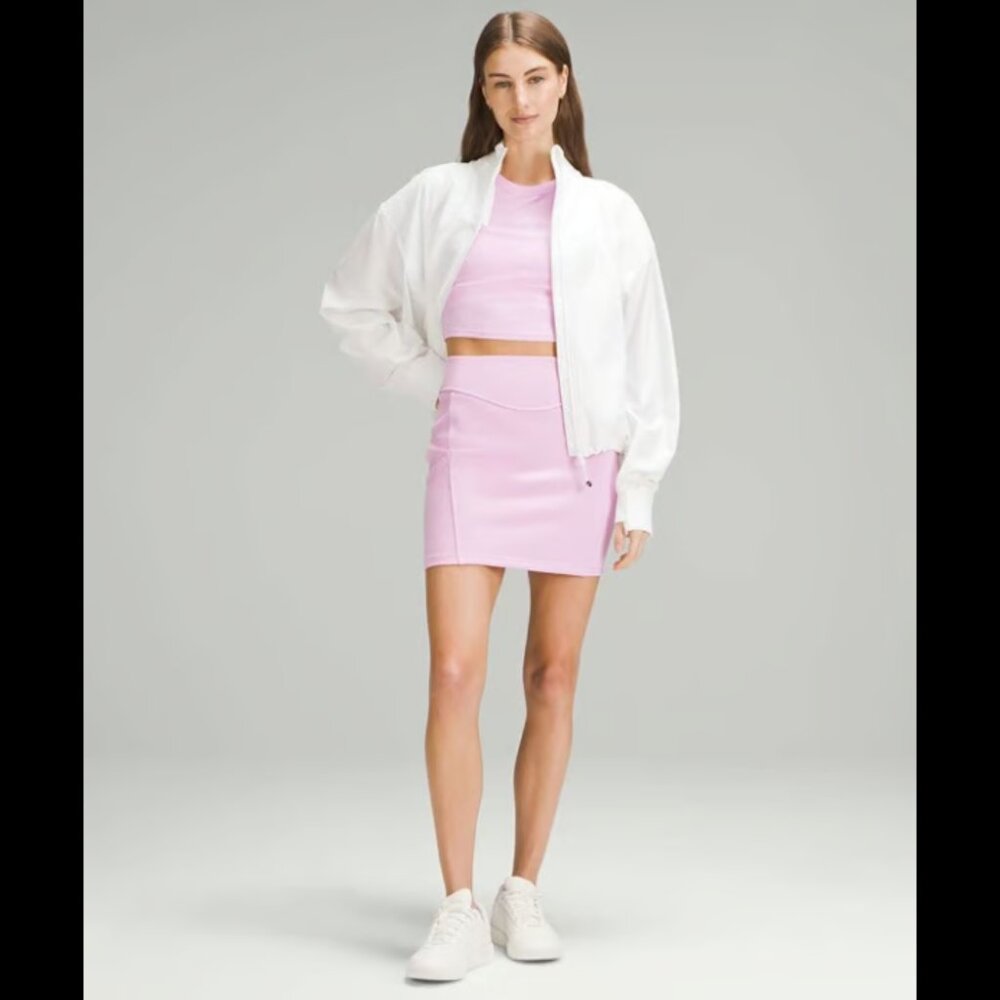 Lululemon Scuba High-Rise Mini Skirt Vitapink Size L